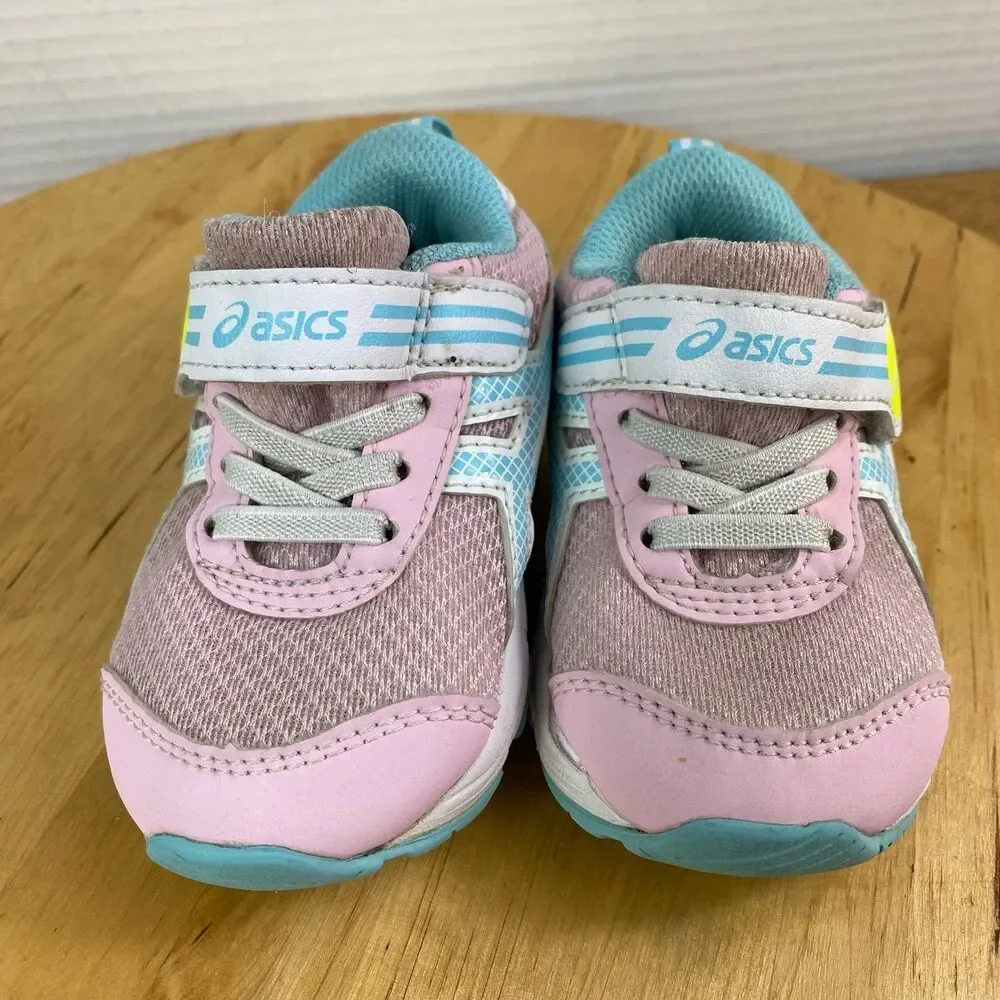 Asics Contend 6 Ts School Yard Jr 1 Pink Size 5K Girls Colorful